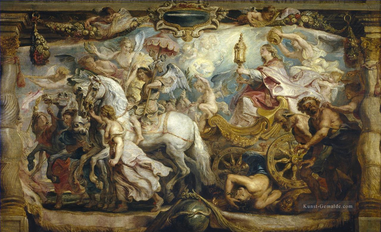 Der Triumph der Kirche Peter Paul Rubens Ölgemälde